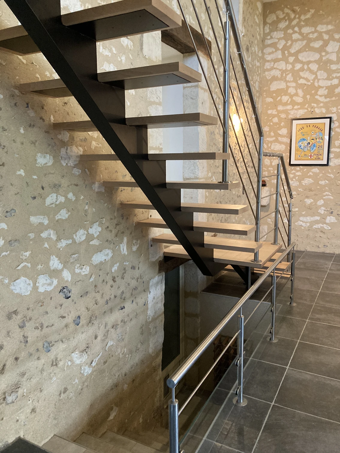 Réalisations escaliers en Dordogne - Métallerie Dubois