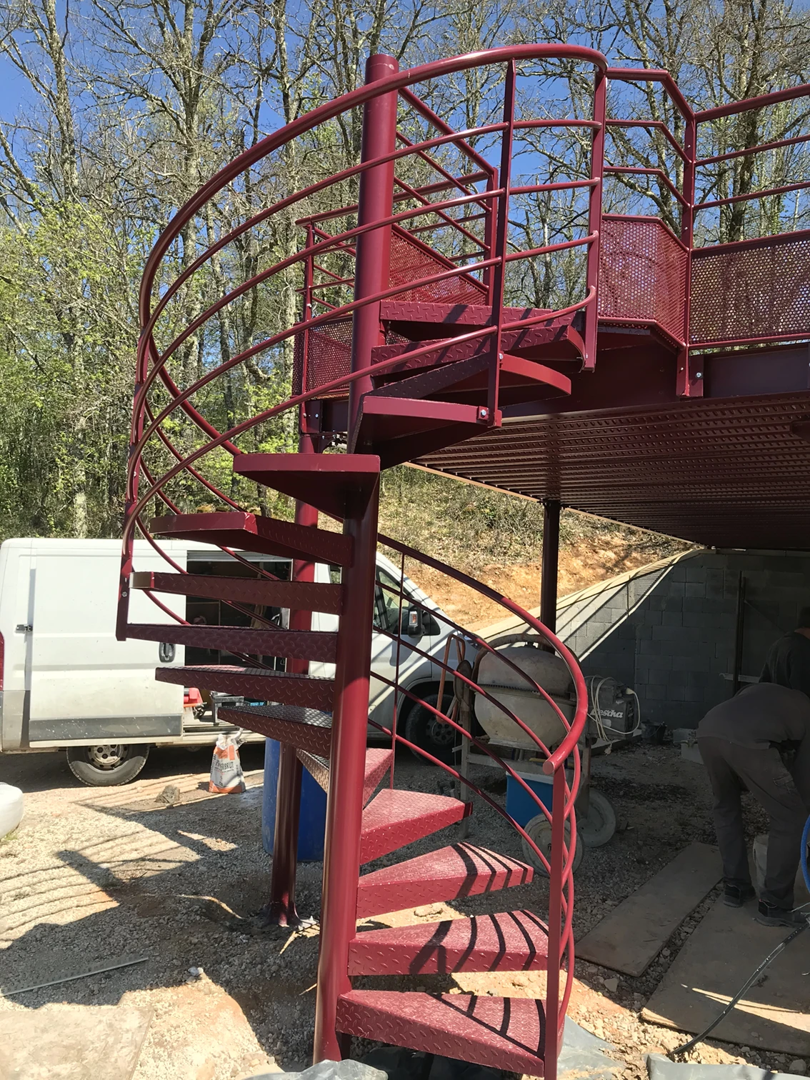 Réalisations escaliers en Dordogne - Métallerie Dubois